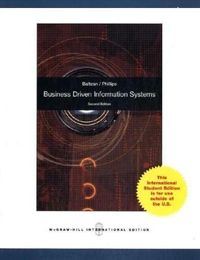 Business Driven Information Systems; Paige Baltzan; 2008