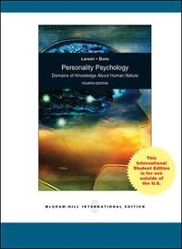 Personality Psychology: Domains of Knowledge About Human Nature; Randy Larsen; 2010