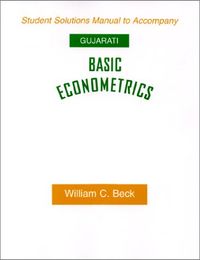 Basic econometrics; Damodar Gujarati; 1996