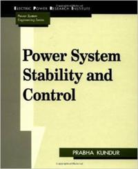 Power System Stability and Control; Prabha S Kundur; 1994