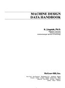 Machine Design Data Handbook, Volym 33Machine Design Data Handbook; K. Lingaiah; 1993