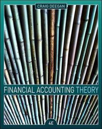Financial Accounting Theory; Craig Deegan; 2013
