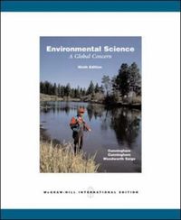 Environmental science : a global concern; William P. Cunningham, Mary Ann Cunningham, Barbara Woodworth Saigo; 2006