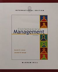Contemporary management; Gareth R. Jones; 2003
