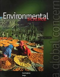 Environmental Science: A Global ConcernEnvironmental Science: A Global Concern, Barbara Woodworth SaigoGlobal Concern; William P. Cunningham, Barbara Woodworth Saigo; 1999