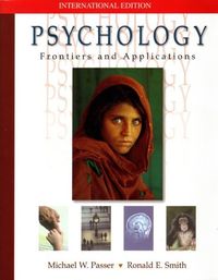 Psychology; Michael W Passer, Ronald Edward Smith, Ronald Edward; 2000