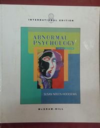 Abnormal psychology; Susan Nolen-Hoeksema; 2004
