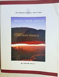 Fundamentals of corporate finance / Richard A. Brealey, Stewart C. Myers, Alan J. Marcus; Alan J. Marcus; 2004