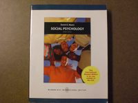 Social Psychology; David G. Myers; 2010