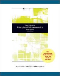 Principles of Microeconomics, Brief Edition; Robert Frank, Bernanke Ben; 2011