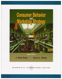 Consumer Behavior; J Paul Peter; 2007