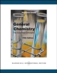 General Chemistry: The Essential Concepts; Raymond Chang; 2007