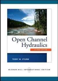 Open Channel Hydraulics (Int'l Ed); Terry Sturm; 2009