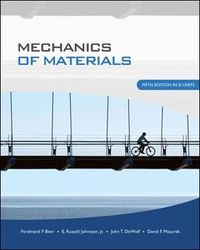 Mechanics of Material (Asia Adaptation); Ferdinand Beer; 2009