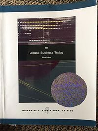 Global Business Today; Charles W. L. Hill; 2009