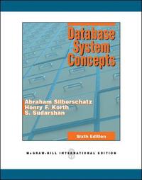 Database System Concepts; A Silberschatz; 2010