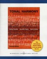 Tonal Harmony; Stefan Kostka, Dorothy Payne; 2012