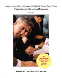 Essentials of Marketing Research; Jr Hair Joseph; 2012
