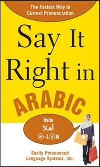 Say It Right in Arabic; EPLS; 2008