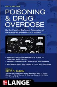 Poisoning and Drug Overdose; Kent R Olson; 2011