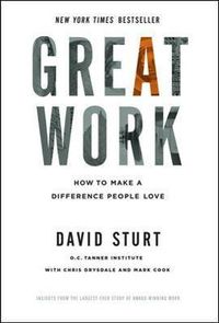 Great Work: How to Make a Difference People Love; David Sturt; 2013