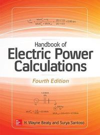 Handbook of Electric Power Calculations; H Wayne Beaty; 2015