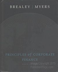 Principles of Corporate Finance w/ Student CD-ROM; Richard Brealey, Stewart Myers; 1999