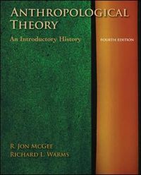Anthropological theory; R. Jon And Richard L. Warms McGee; 2008
