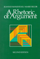 A Rhetoric of Argument; Jeanne Fahnestock, Marie Secor; 1990