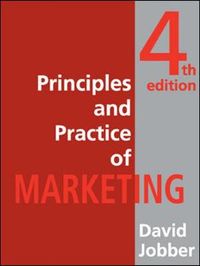 Principles and Practices of Marketing; David Jobber; 2003