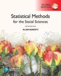 Statistical methods for the social sciences; Alan Agresti; 2018