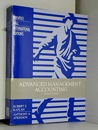 Advanced management accounting; Robert S. Kaplan; 1989