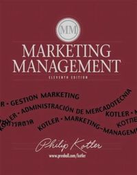 Marketing Management; Philip Kotler; 2002