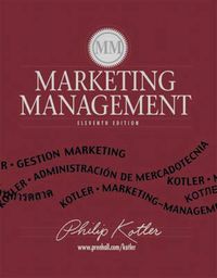 Marketing Management ; Philip Kotler; 2002