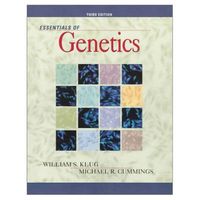 Essentials of Genetics; William S. Klug, Michael R. Cummings; 1998