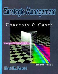 Strategic Management; Fred R. David; 1998
