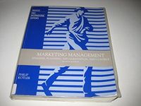 MARKETING MANAGEMENT : ANALYSIS, PLANNING, IMPLEMENTATION, AND CONTROL; Philip Kotler; 1994