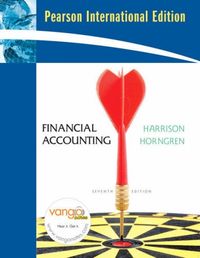 Financial Accounting; Walter T. Harrison; 2008