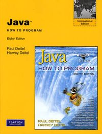 Java How To Program: Early Objects Version Pearson International Edition 8th Edition Book/CD Package; Paul J. Deitel, Harvey M. Deitel; 2009