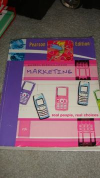 Marketing; Michael R. Solomon, Greg W. Marshall, Elnora W. Stuart; 2006