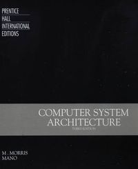 Computer System Architecture; M. Morris Mano; 1993