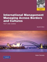 International Management; Helen Deresky; 2010