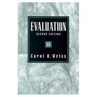 Evaluation; Carol H. Weiss; 1998