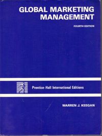 Global marketing management; Warren J. Keegan; 1989