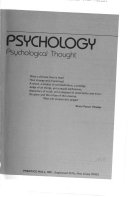 A History of Psychology: Main Currents in Psychological Thought; Thomas Hardy Leahey; 1980