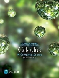 Calculus: A Complete Course; Robert Adams, Christopher Essex; 2017