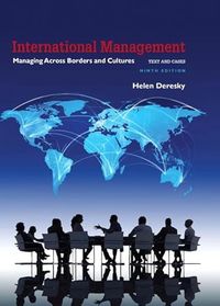 International Management; Helen Deresky; 2016