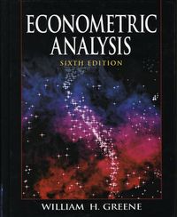 Econometric Analysis; William H Greene; 2007