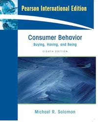 Consumer Behavior; Michael R. Solomon; 2008