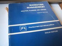 Marketing Management: Analysis, Planning, and ControlPrentice-Hall series in marketing; Philip Kotler; 1980